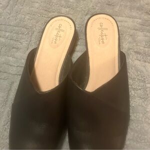 Collection B Black Mules Elegant and Versatile